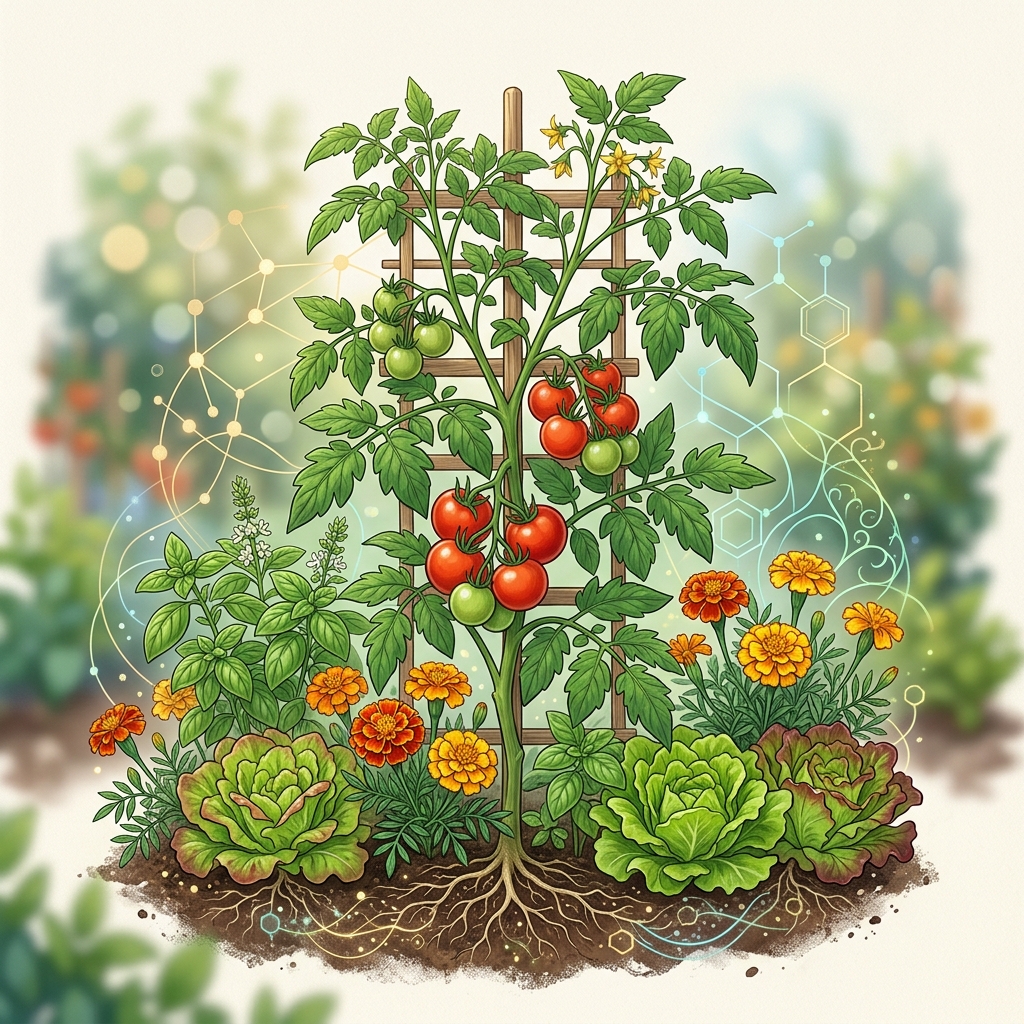 Exemple d'association de plantes et guildes végétales en permaculture